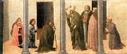 Predella: Consecration of the Church of the Innocents BARTOLOMEO DI GIOVANNI